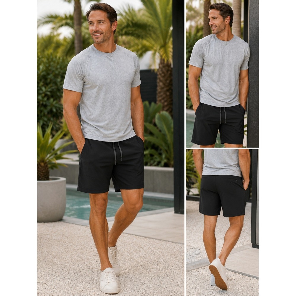 686 Everywhere Hybrid Shorts Mens 30 Black Technical Active Outdoor M1W904